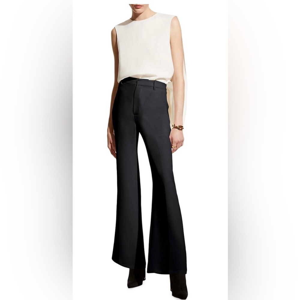 Careste NWT Women’s Tailored, Flared-Leg Silk Pant